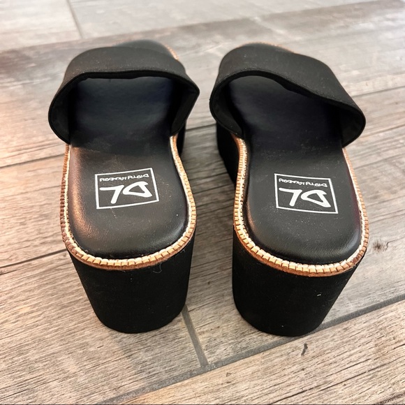 NBW DIRTY LAUNDRY Black Platform Heels size 6 - Picture 2 of 8